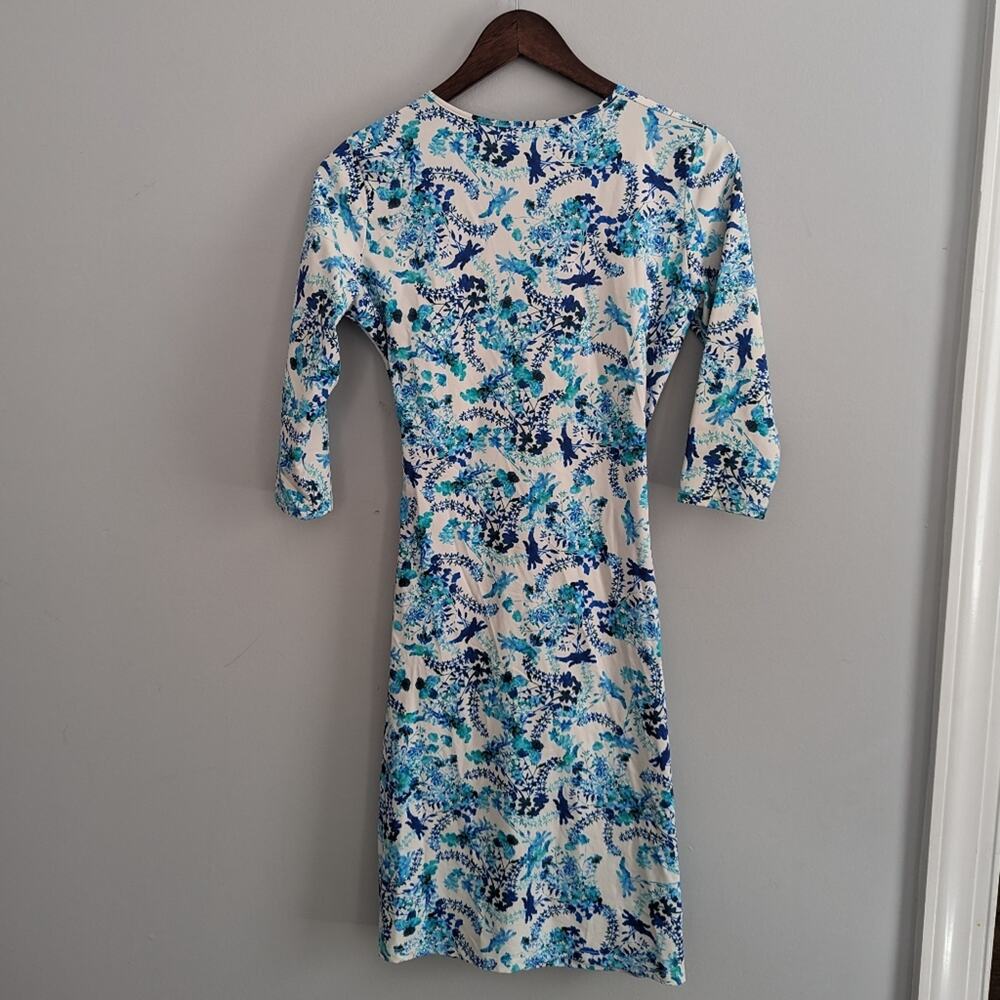 Mare Blu Saint Tropez Cinch Waist Dress Blue Waist Small Comfy - Picture 8 of 10